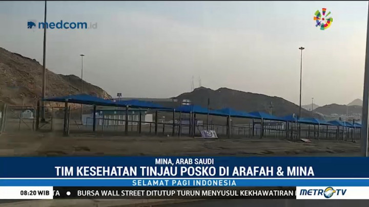 Tim Kesehatan Haji Madinah Tinjau Posko di Arafah dan Mina