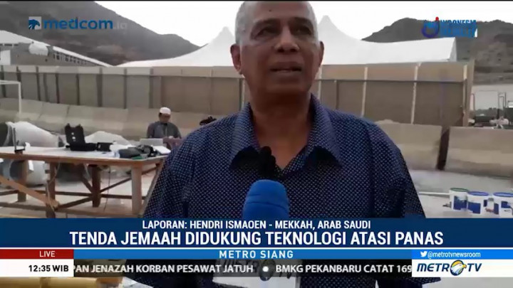 Jelang Wukuf, Maktour Siapkan Tenda Tahan Panas