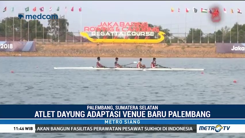 Atlet Dayung Puas dengan Venue Pertandingan