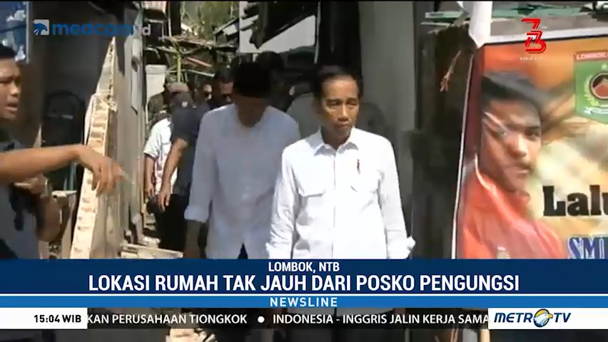 Presiden Jokowi Bersama TGB Kunjungi Rumah Zohri