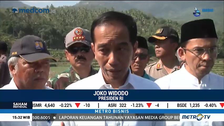 Jokowi Instruksikan Percepatan Rekonstruksi Lombok