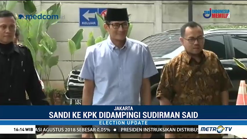 Sandiaga Uno Sambangi KPK