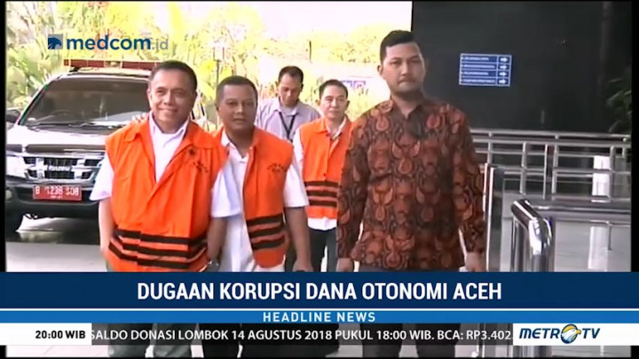 KPK Periksa 13 Saksi Kasus Dana Otonomi Aceh