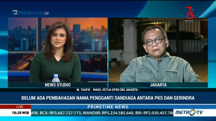 Belum Ada Pembahasan Nama Pengganti Sandiaga Antara PKS dan Gerindra