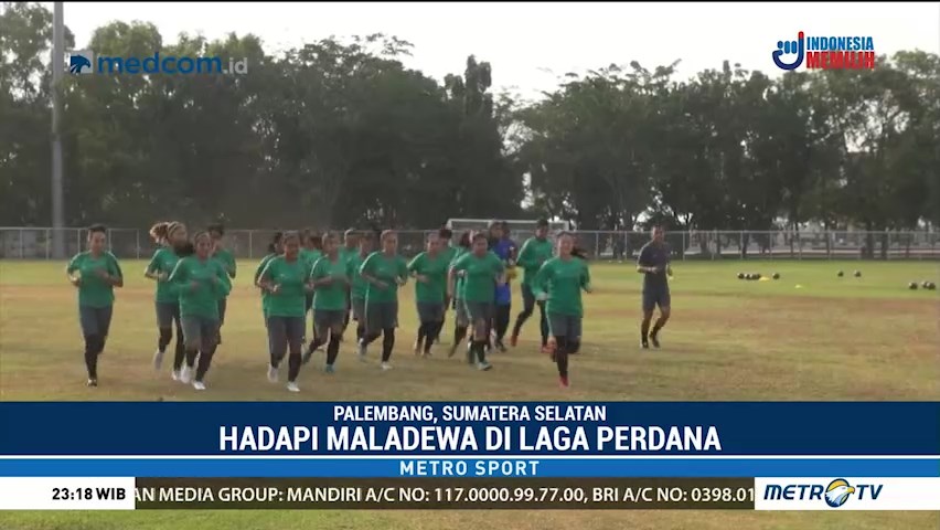 Timnas Sepak Bola Putri Jalani Latihan Jelang Hadapi Maladewa