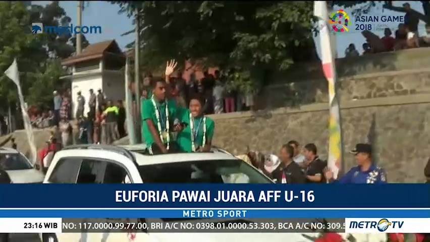 Euforia Kemenangan Timnas Indonesia di AFF U-16