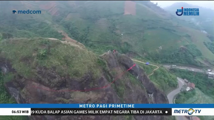 Bendera Merah Putih Sepanjang 120 Meter akan Dibentangkan di Batu Tumpang Garut