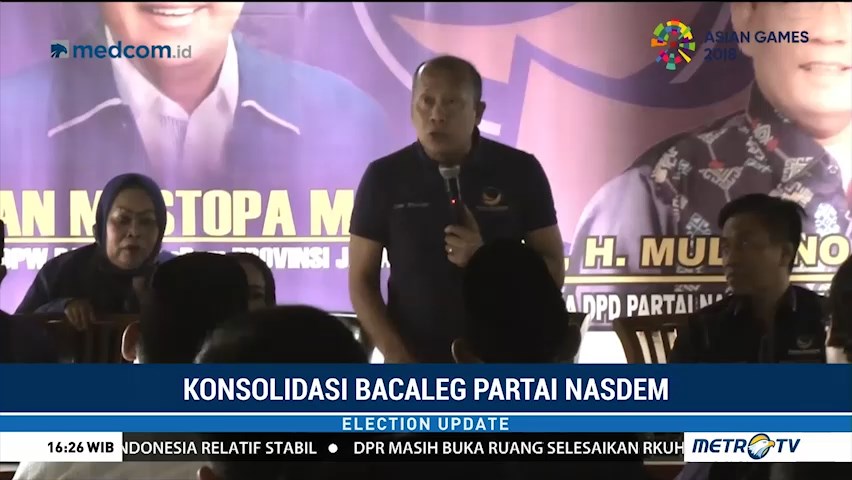  Bacaleg Partai NasDem Gelar Konsolidasi di Sukabumi