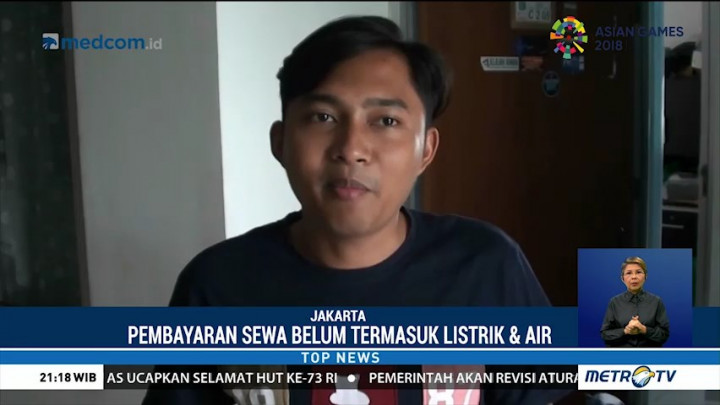 Warga Tolak Rencana Kenaikan Tarif Rusun