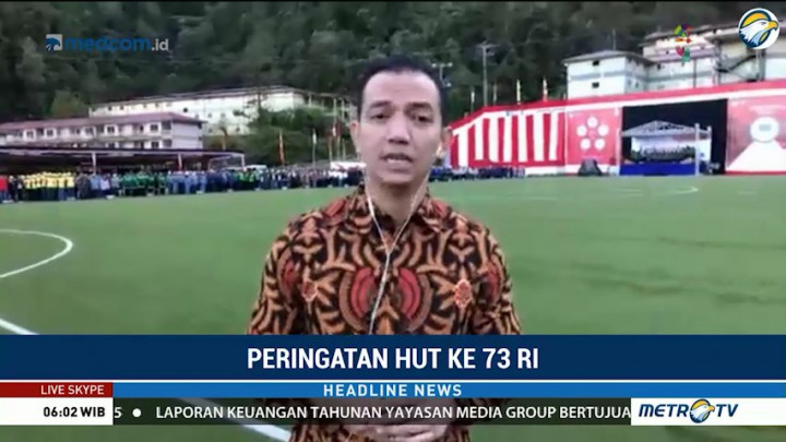 Freeport Gelar Peringatan HUT ke-73 RI di Tembagapura