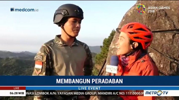 Persiapan Jelang Pembentangan Bendera Merah Putih di Batu Tumpang