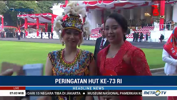 Suasana Jelang Upacara Bendera di Istana Merdeka