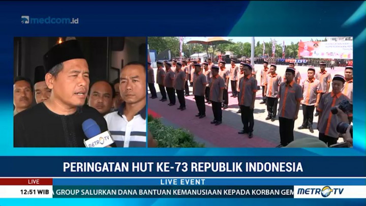 Peringatan HUT RI di Kab Lamongan Diikuti 20 Mantan Teroris dan Kombatan