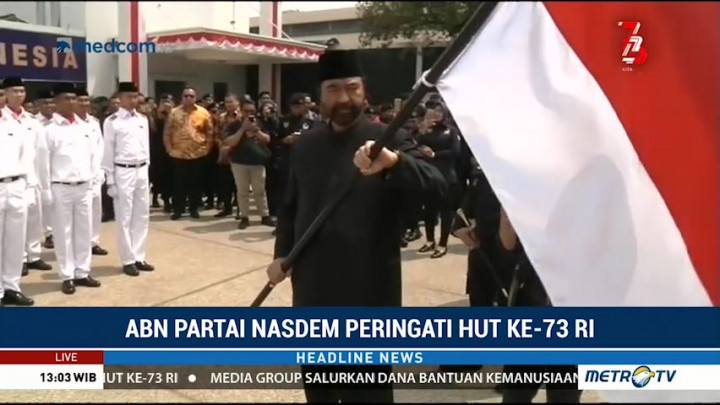 ABN Partai NasDem Peringati HUT ke-73 RI