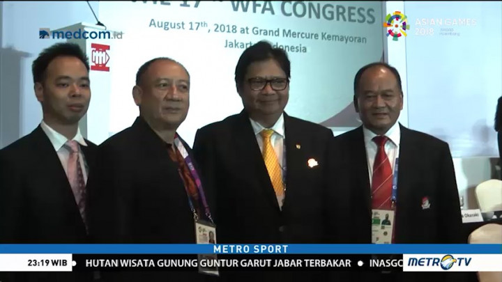 Airlangga Hartarto Jadi Komite Eksekutif Federasi Wushu Asia