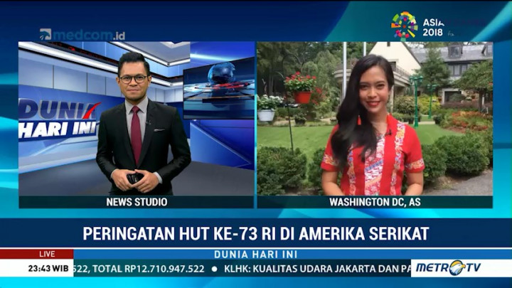 Peringatan HUT ke-73 RI di AS
