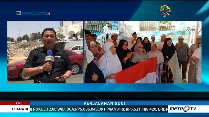 Jemaah Haji Rayakan HUT ke-73 RI