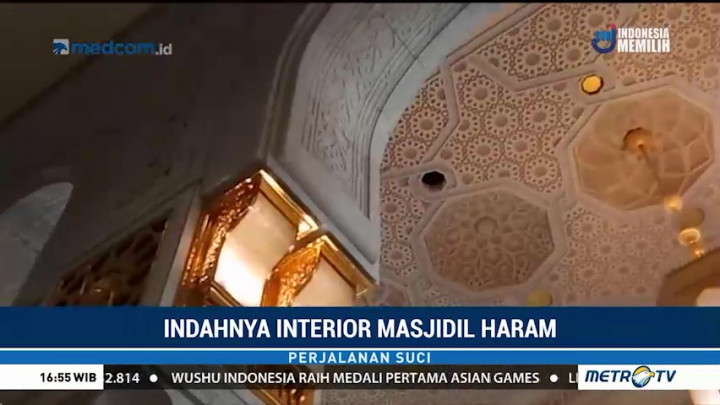 Melihat Keindahan Interior Masjidil Haram