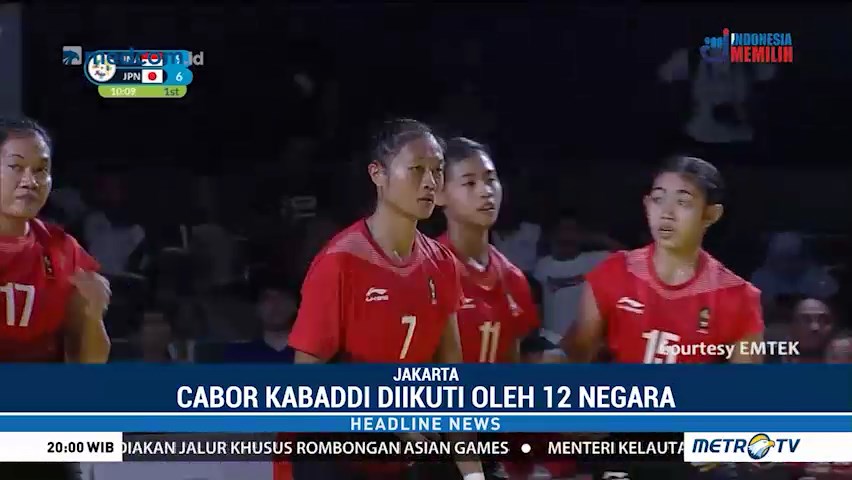 Timnas Kabaddi Putri Indonesia Kalahkan Jepang 30-22