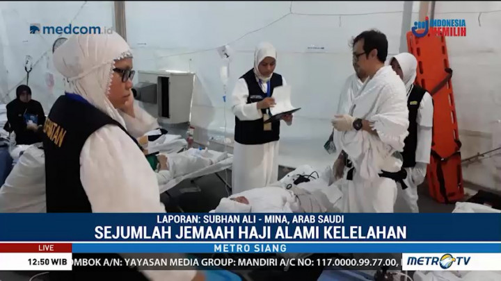 Jelang Wukuf, Sejumlah Jemaah Haji Alami Kelelahan
