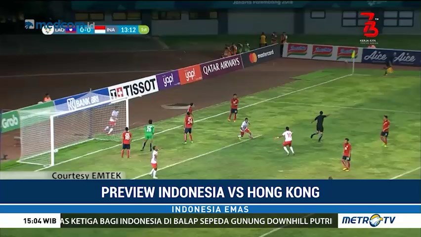 Preview Indonesia vs Hong Kong (1)