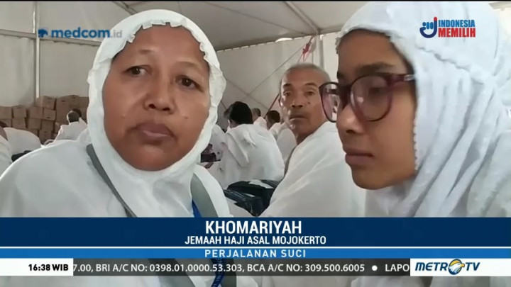 Jemaah Haji Ungkap Perasaan saat Arafah Diterjang Badai Pasir