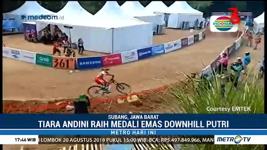 Balap Sepeda Downhill Sumbang Dua Emas untuk Indonesia
