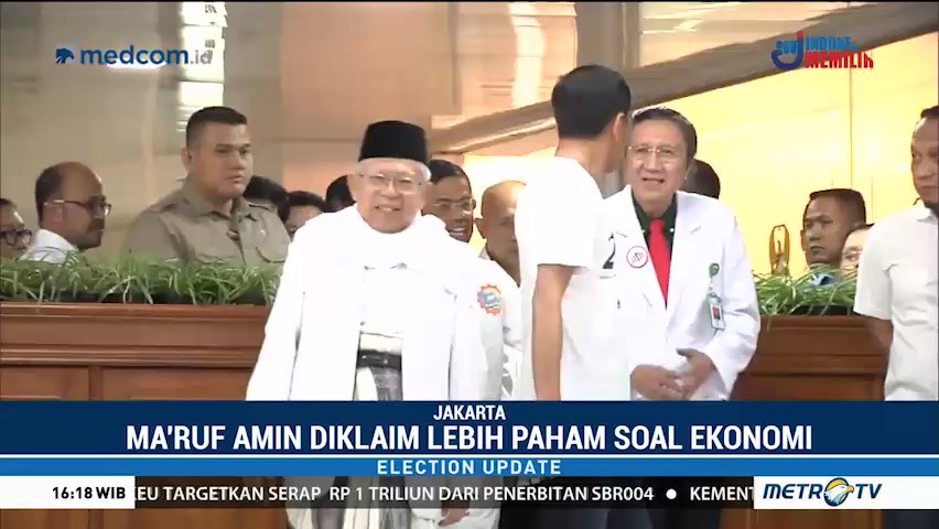 Maruf Amin Diklaim Lebih Paham Soal Ekonomi