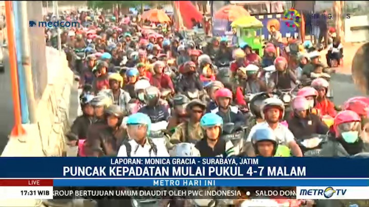 Tradisi Toron, Jembatan Suramadu Dipenuhi Pemudik