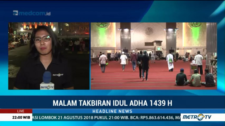 Persiapan Jelang Salat Idul Adha di Masjid Istiqlal