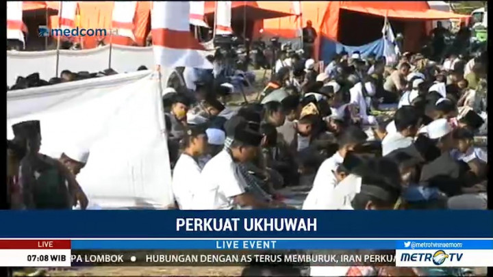Suasana Salat Idul Adha di Lombok