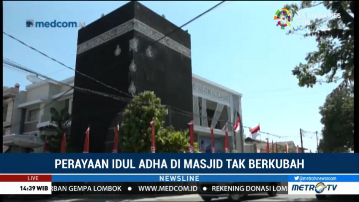 Perayaan Iduladha di Masjid tak Berkubah