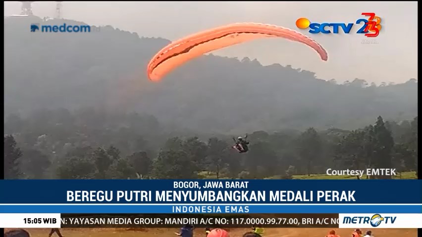 Paralayang Sumbang Dua Medali untuk Indonesia