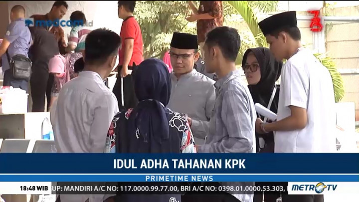 Momen Iduladha, Tahanan KPK Dijenguk Keluarga