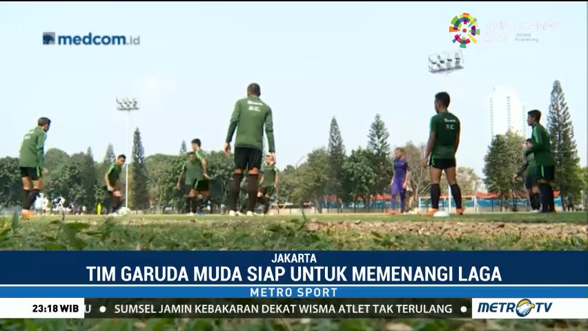 Timnas U-23 Latihan Jelang Babak 16 Besar
