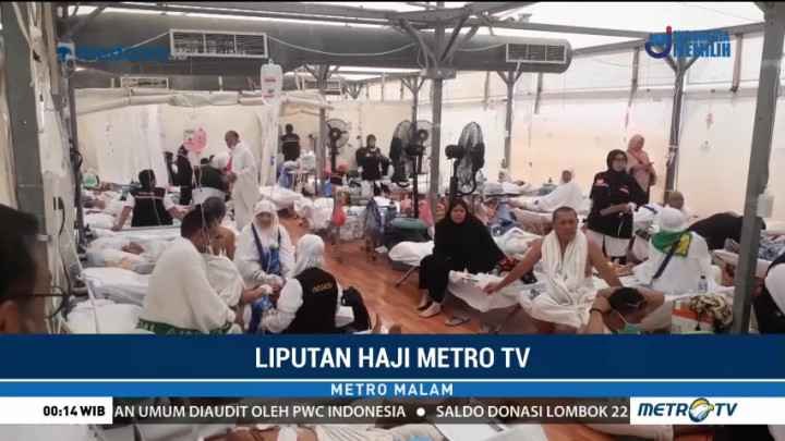 Banyak Jemaah Haji Dehidrasi Usai Lempar Jumrah