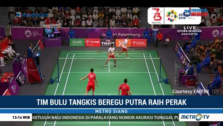 Tim Bulu Tangkis Putra Jadikan Kekalahan dari Tiongkok Sebagai Motivasi