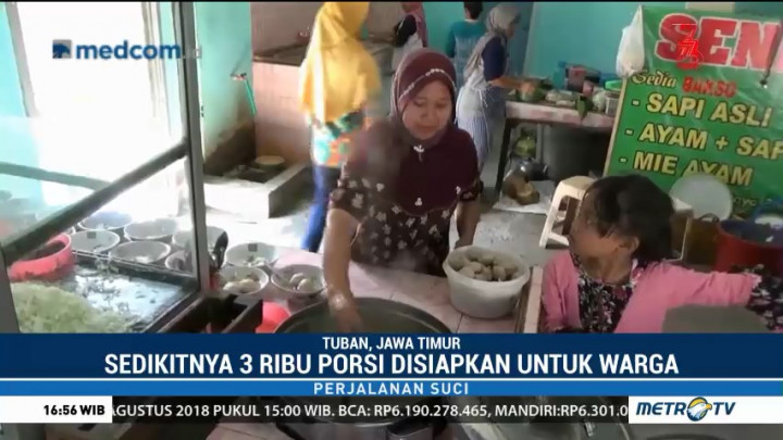 Momen Iduladha, Penjual Bakso Ini Gratiskan Dagangannya
