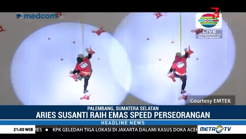 Aries Susanti Tambah Koleksi Emas Indonesia