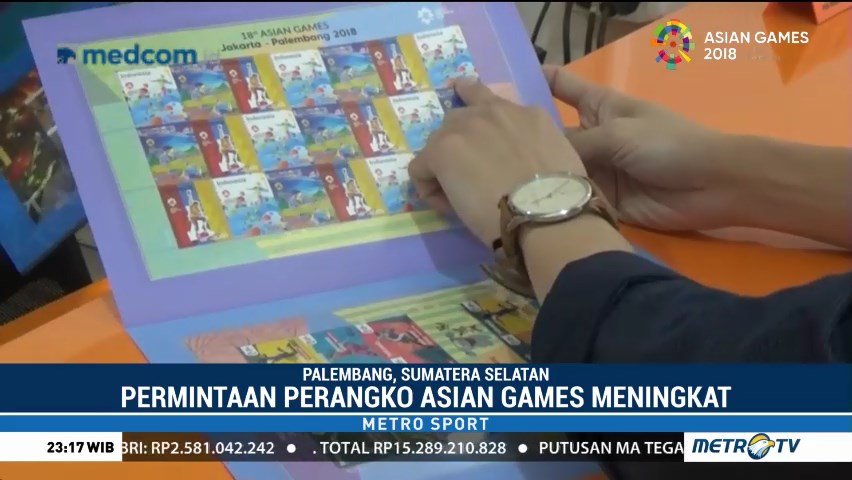 Permintaan Prangko Edisi Khusus Asian Games Meningkat Drastis