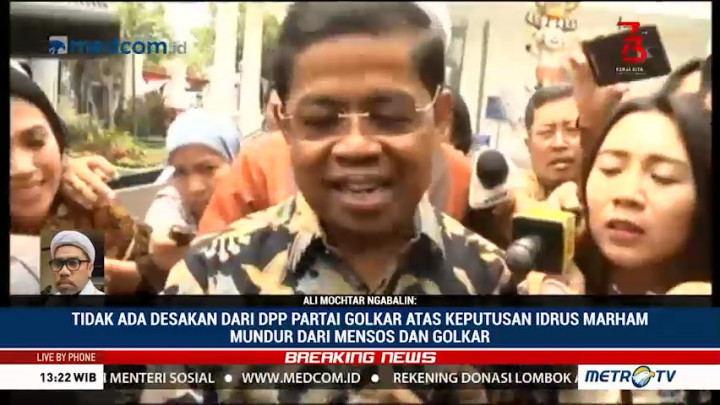 Ngabalin Sebut Idrus Marham Mundur Tanpa Paksaan dari Golkar