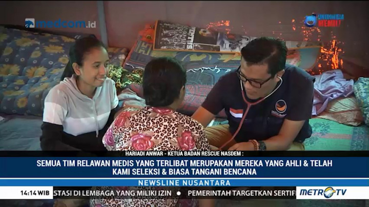 Aksi Paramedis NasDem Bantu Korban Gempa Lombok (2)