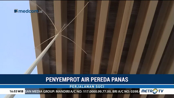 Pemerintah Arab Saudi Pasang Penyemprot Air di Sejumlah Titik