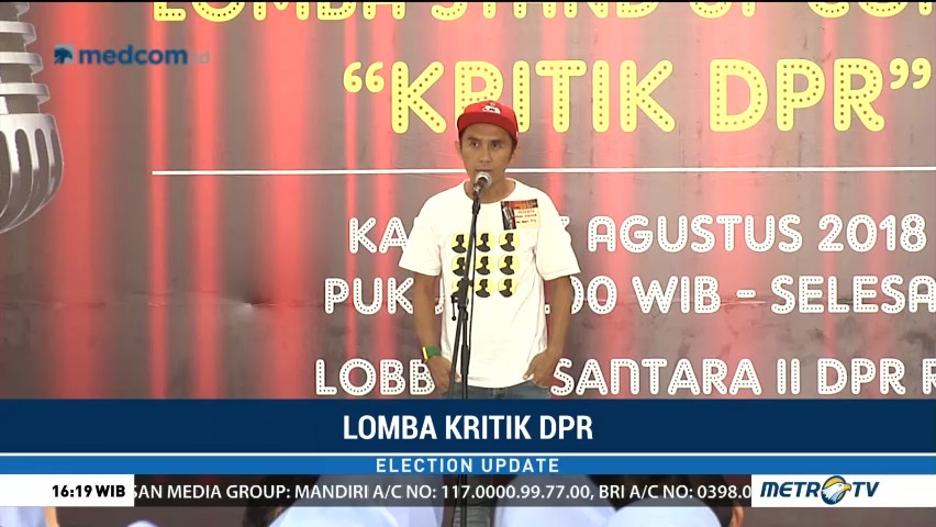 Serunya Komika Sampaikan Kritik ke DPR