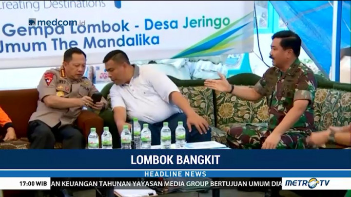Panglima TNI Kerahkan Satgas Penanggulangan Bencana Lombok
