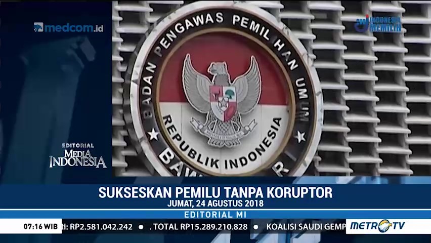 Sukses Pemilu tanpa Koruptor