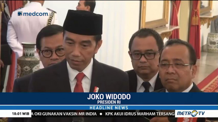 Jokowi Hargai Keputusan Idrus Marham