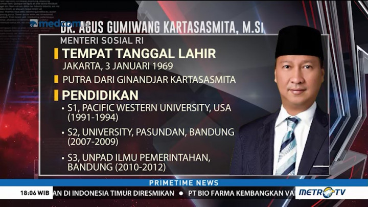 Profil Agus Gumiwang Pengganti Idrus Marham