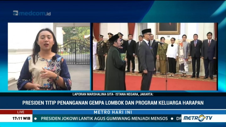 Pesan Jokowi untuk Agus Gumiwang