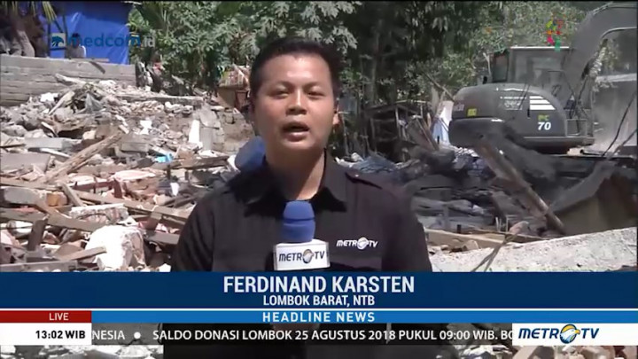 Rumah Terdampak Gempa di Desa Jeringo Mulai Dirobohkan